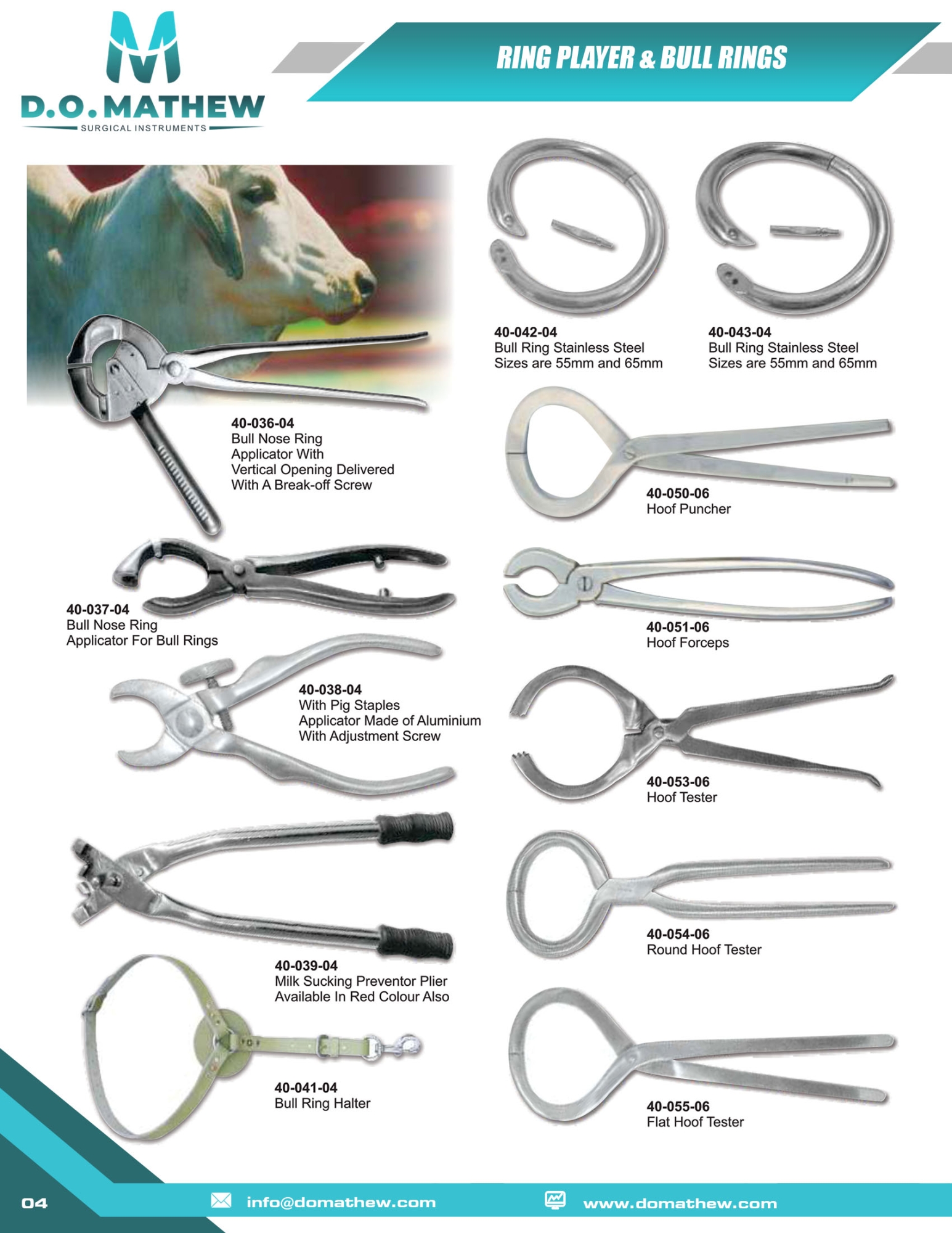  RING PLAYER & BULL RINGS